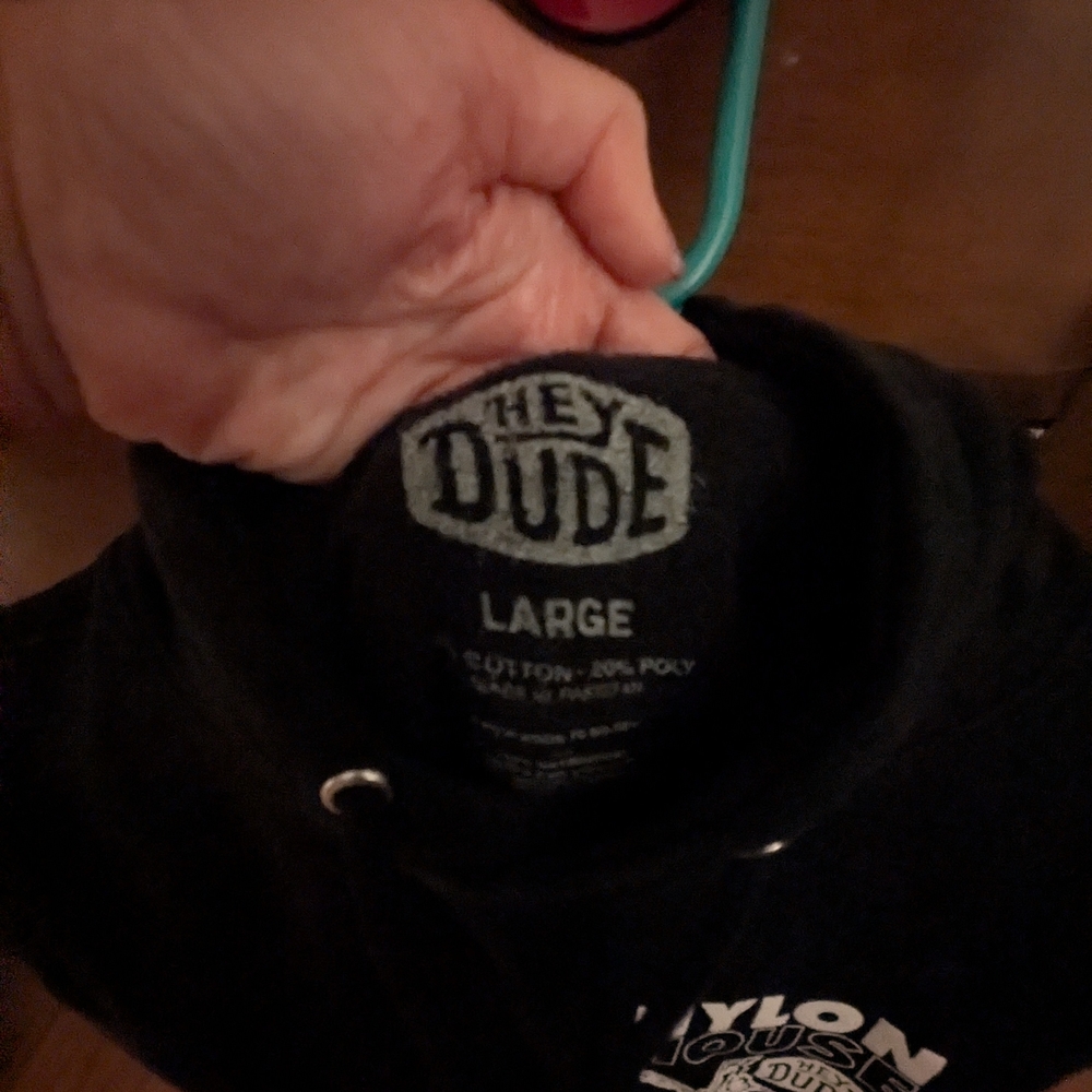 Hey Dude Black Hoodie